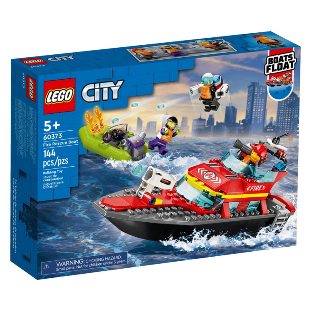 Lego, City Fire, Barca Di Soccorso Antincendio