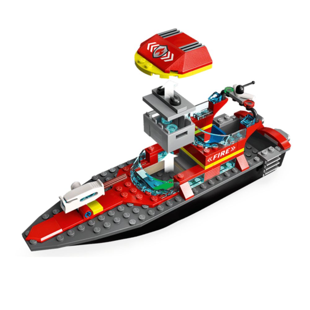 Lego, City Fire, Barca Di Soccorso Antincendio