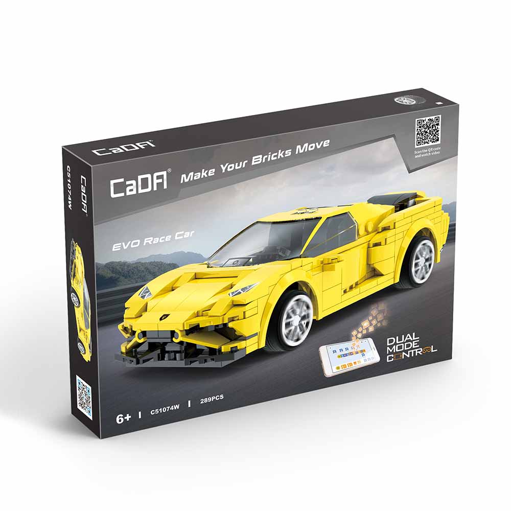 Cada, Evo Race Car Radiocomandata Set Costruzioni 289 Pezzi
