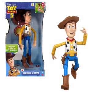 Mattel Toy Story 5, Woody, Personaggio Articolato Corri Corri e Parlante In Italiano
