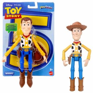 Mattel Toy Story 5, Woody, Personaggio Articolato Cm 23,5