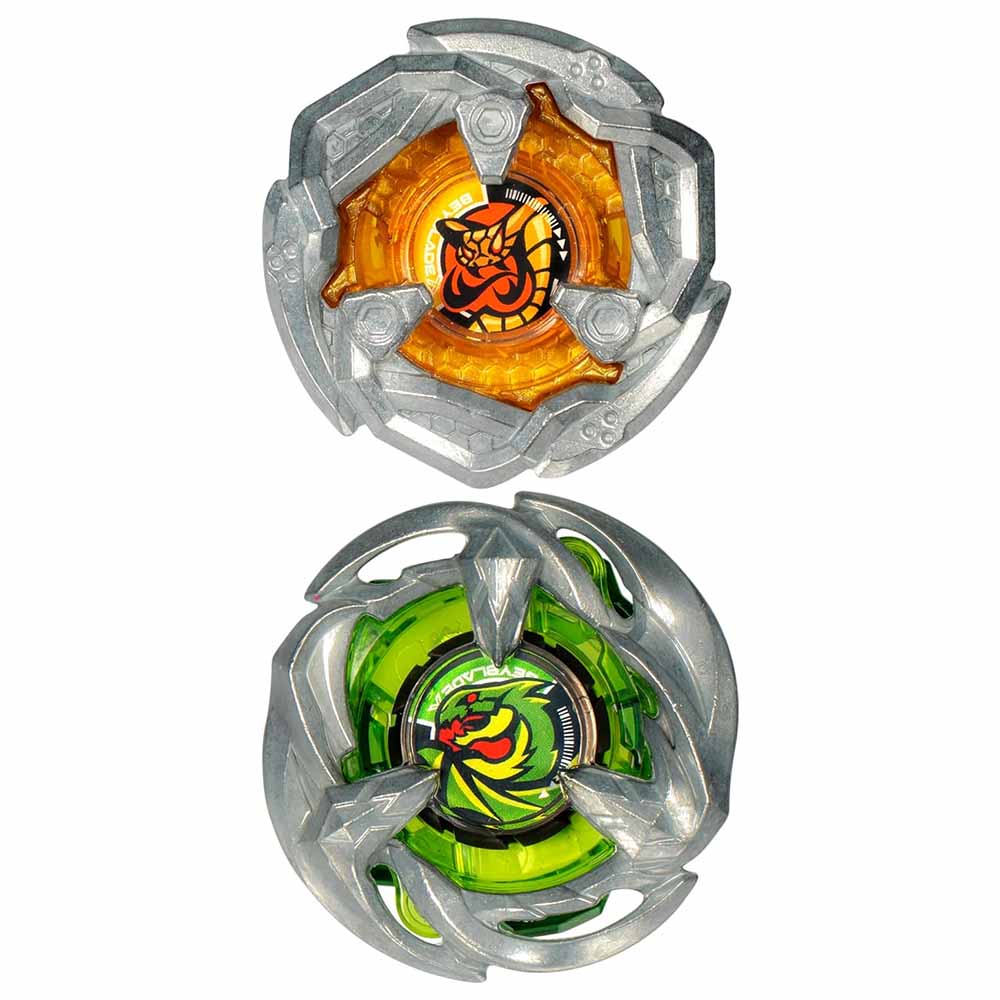 Hasbro Beyblade X Top Dual, Solo Trottola, Gale Wyvern 5-80GB And Tail Viper 3-80HN