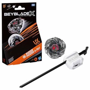 Hasbro Beyblade X, Trottola Con Lanciatore, Rudder Phoenix 4-70LF