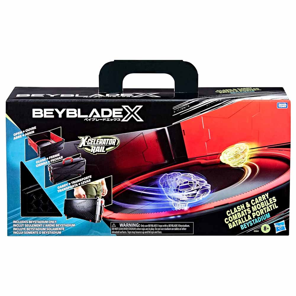 Hasbro Arena Di Battaglia Beyblade X Clash And Carry Spring Stadium