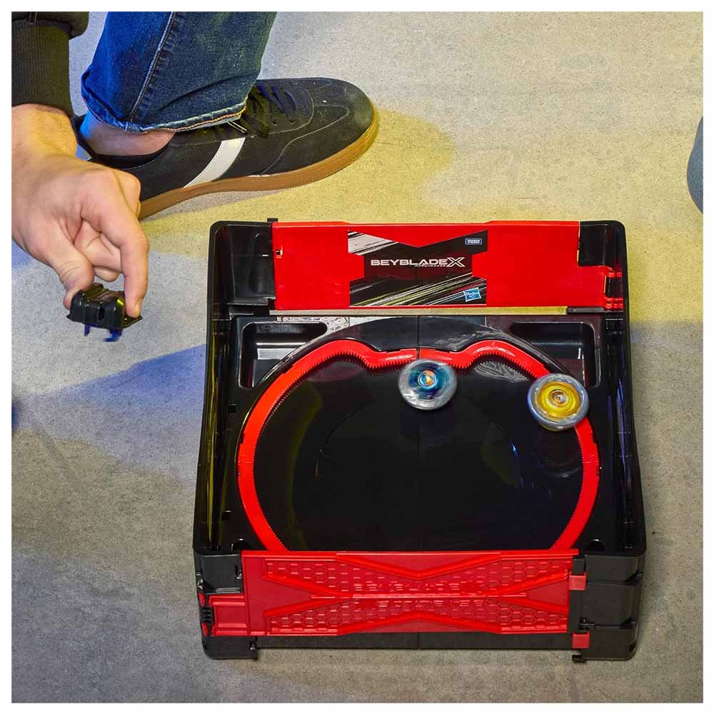 Hasbro Arena Di Battaglia Beyblade X Clash And Carry Spring Stadium