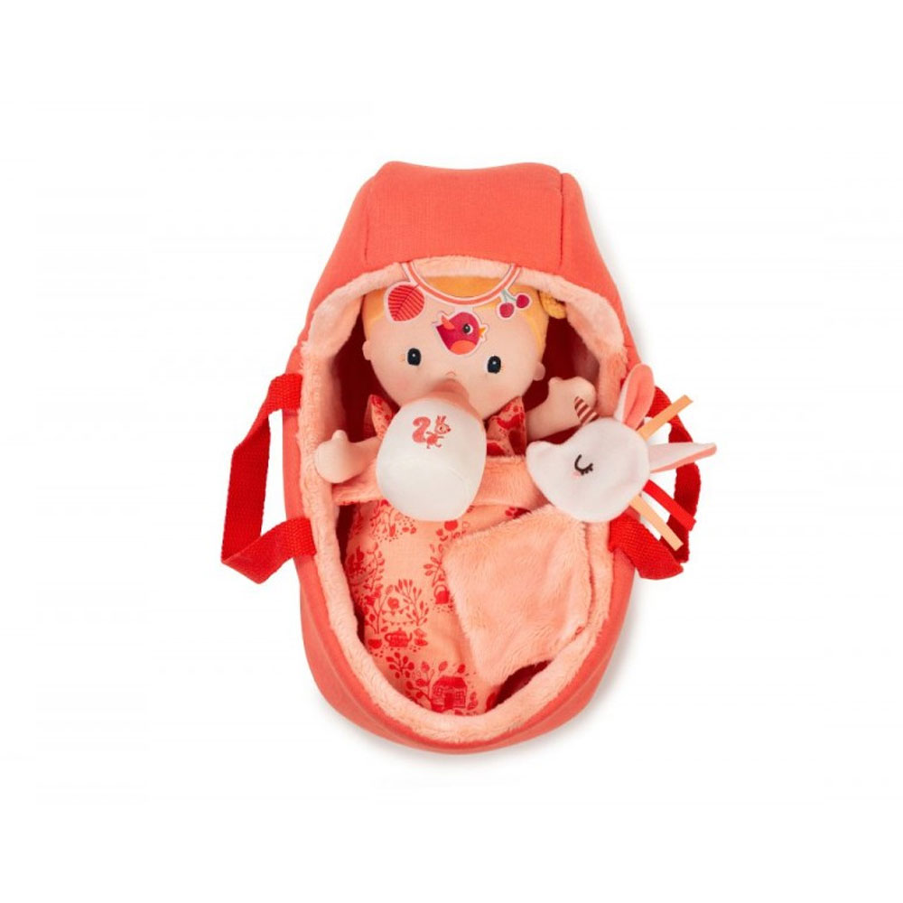 Lilliputiens Bébé Lena, Bambola In Stoffa Con Porta Enfant