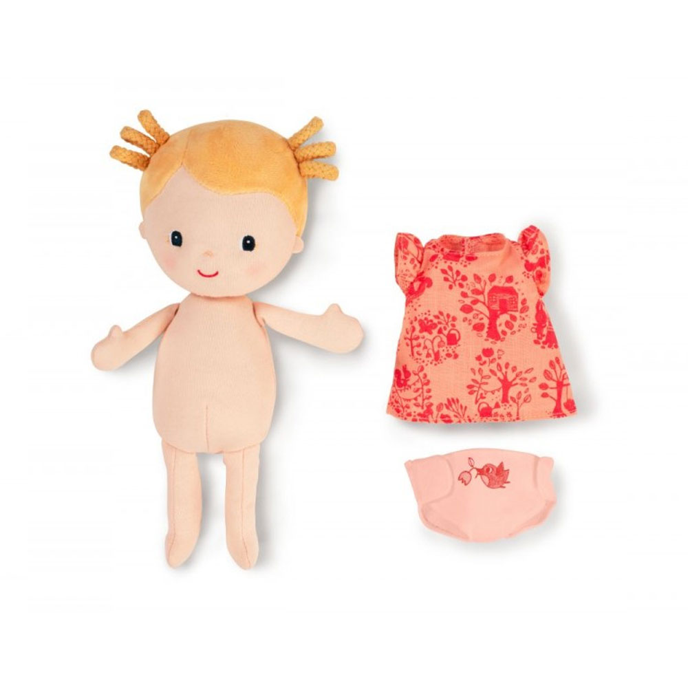 Lilliputiens Bébé Lena, Bambola In Stoffa Con Porta Enfant