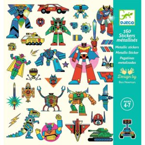 Djeco 160 Stickers Robots