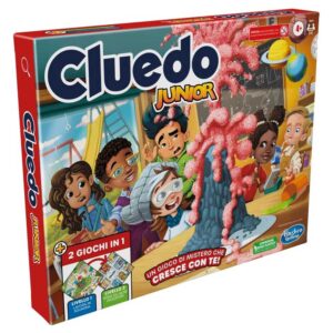 Hasbro Cluedo Junior, Gioco da Tavolo Evolutivo con Doppio Livello di Sfida