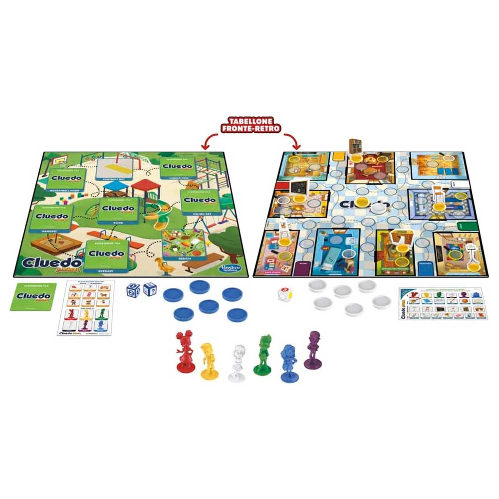 Hasbro Cluedo Junior, Gioco da Tavolo Evolutivo con Doppio Livello di Sfida