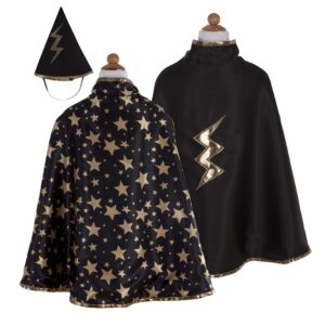Great Pretenders, Cappa Reversibile Mago Con Cappello Taglia 4-6 Anni