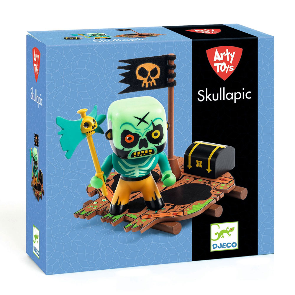 Djeco Arty Toys Zattera Con Personaggio Skullapic