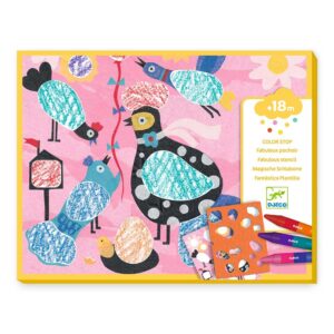 Djeco Colouring, Birdie & Co