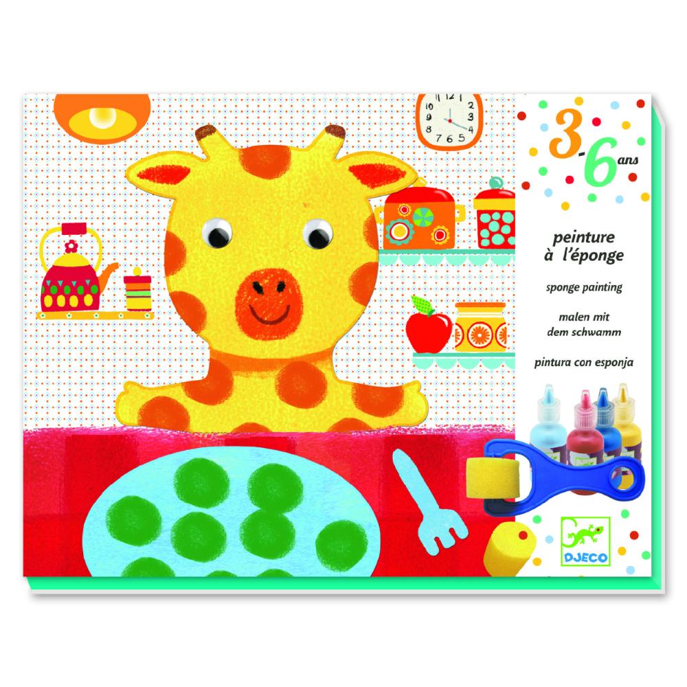 Djeco Pittura con le Spugne Sponge Painting