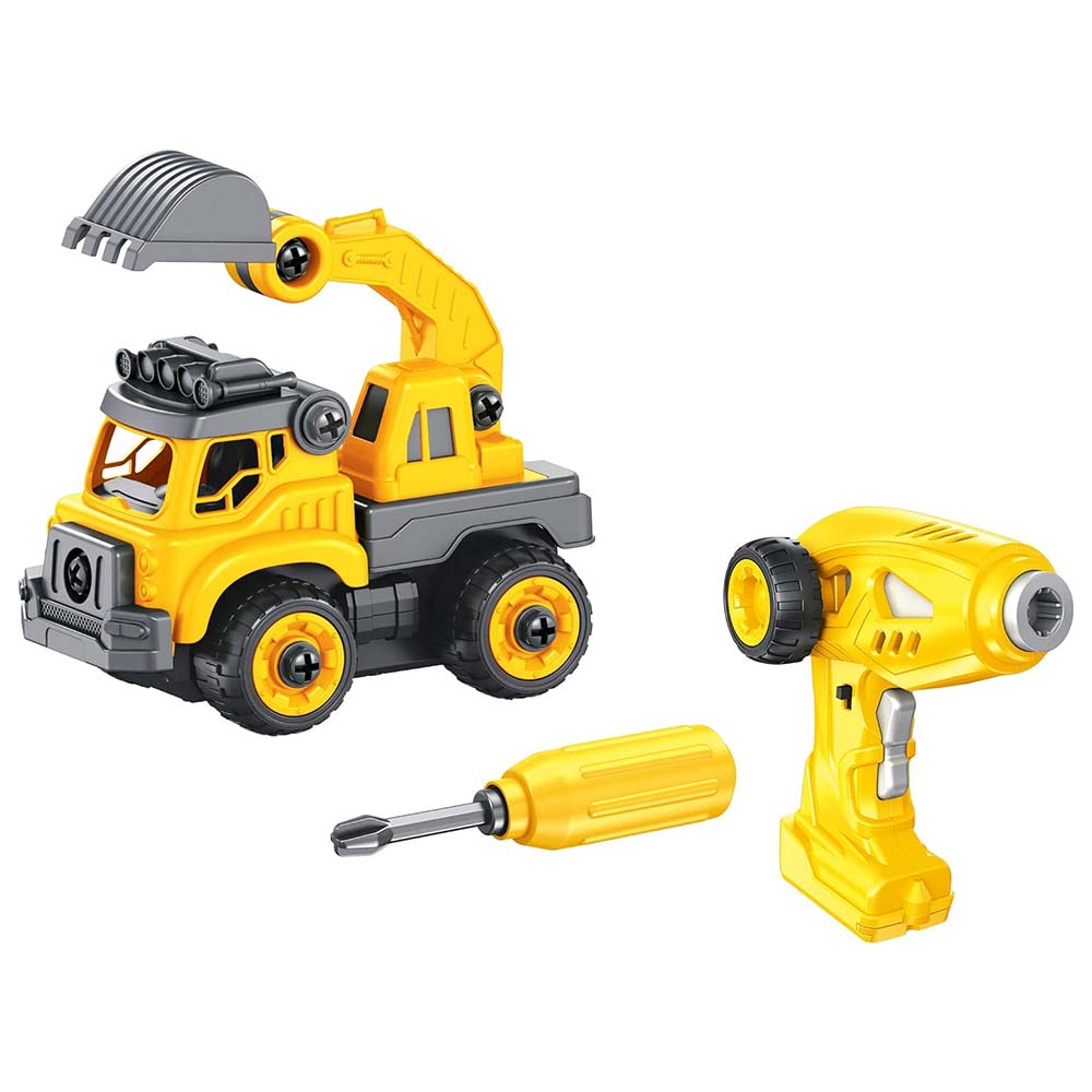 Buki Camion Da Cantiere RC Monta e Smonta Con Avvitatore
