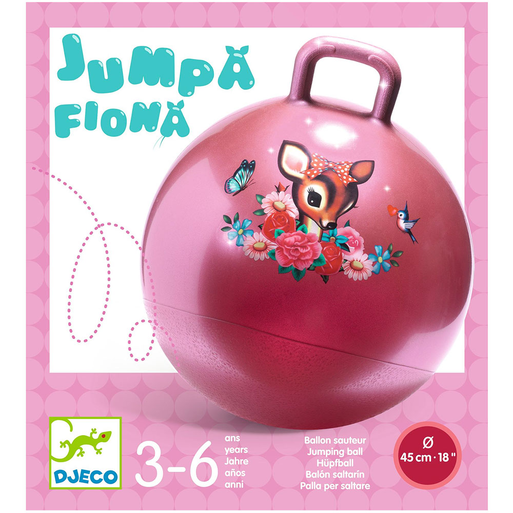 Djeco Pallone Salterino Gioco Di Abilità e Equilibrio, Jumpa Fiona
