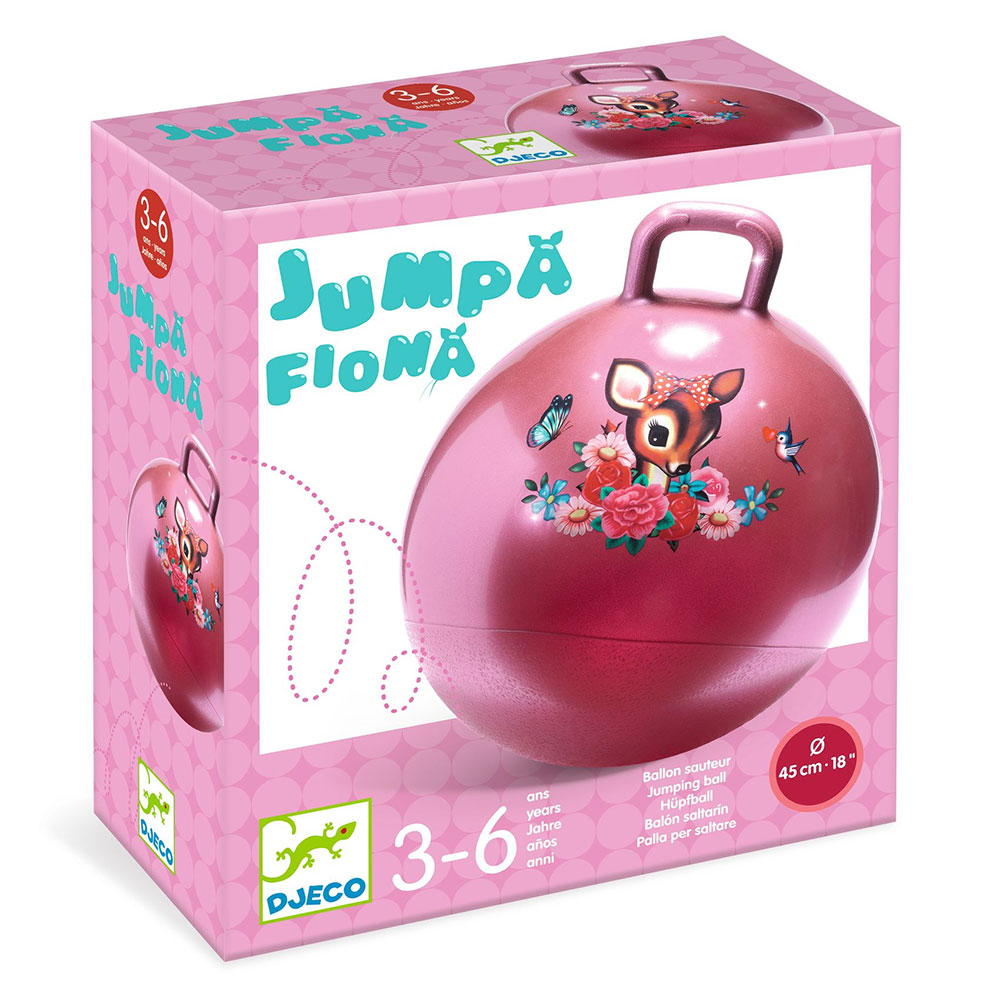 Djeco Pallone Salterino Gioco Di Abilità e Equilibrio, Jumpa Fiona