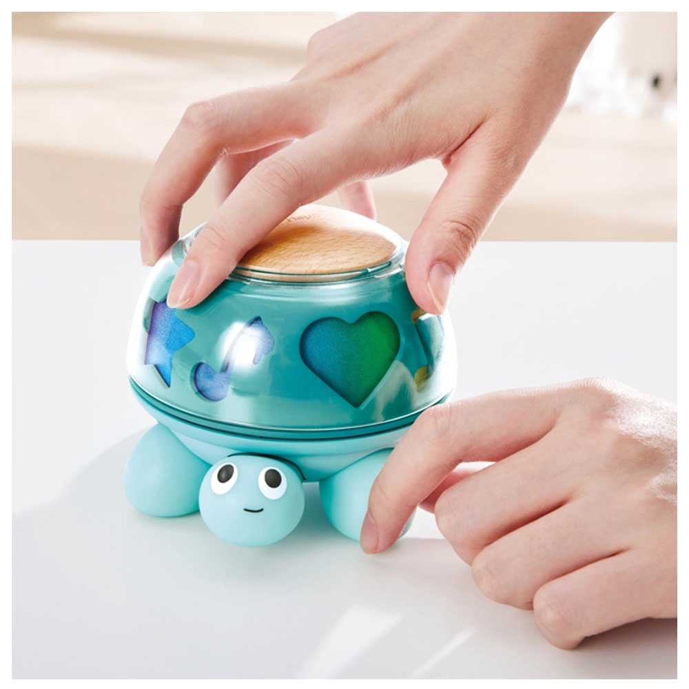 Hape Tartaruga Musicale per Neonati Primo Approccio al Ritmo e al Relax
