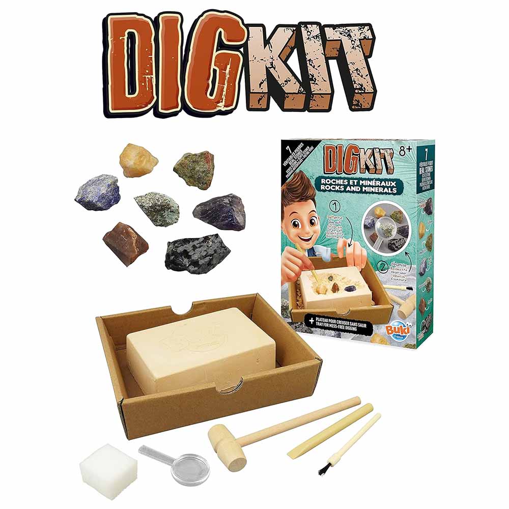 Buki Kit di Scavo Rocce e Minerali