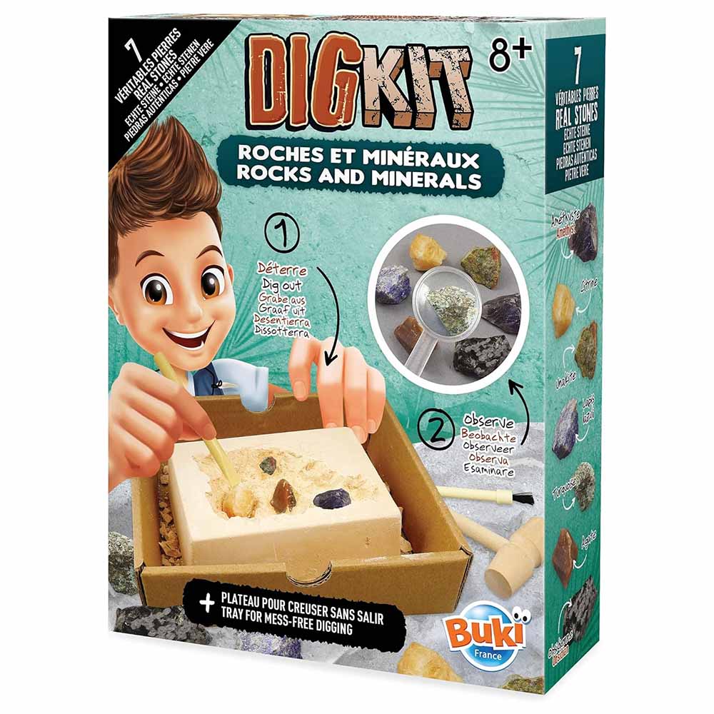 Buki Kit di Scavo Rocce e Minerali