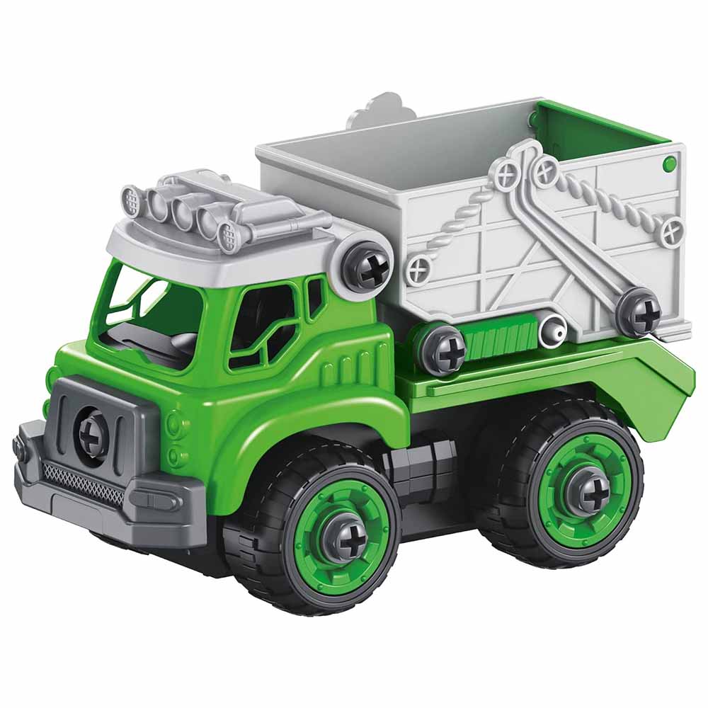 Buki Camion Dei Rifiuti RC Monta e Smonta Con Avvitatore