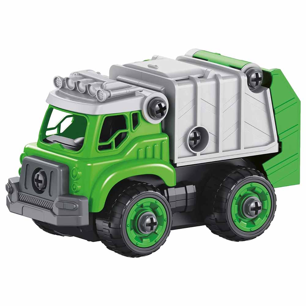 Buki Camion Dei Rifiuti RC Monta e Smonta Con Avvitatore