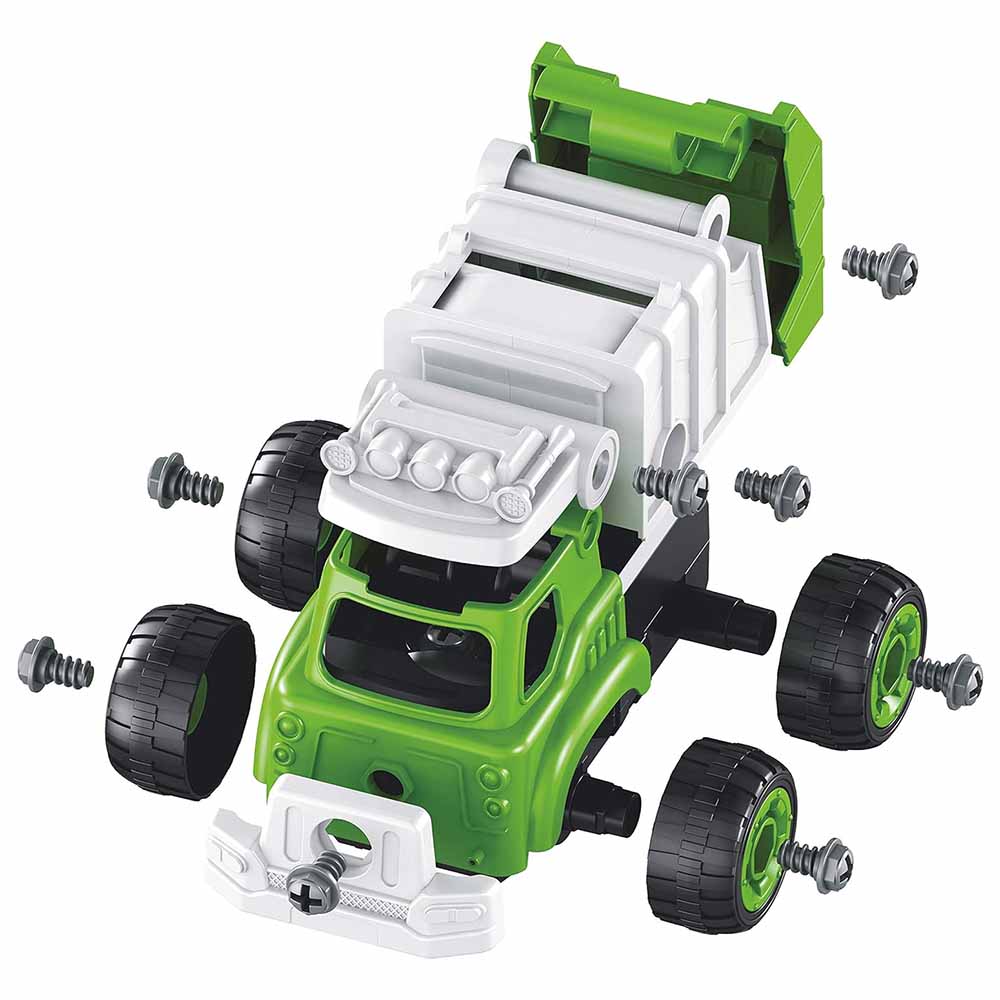 Buki Camion Dei Rifiuti RC Monta e Smonta Con Avvitatore