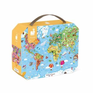 Janod Puzzle Gigante del Mondo 300 pezzi