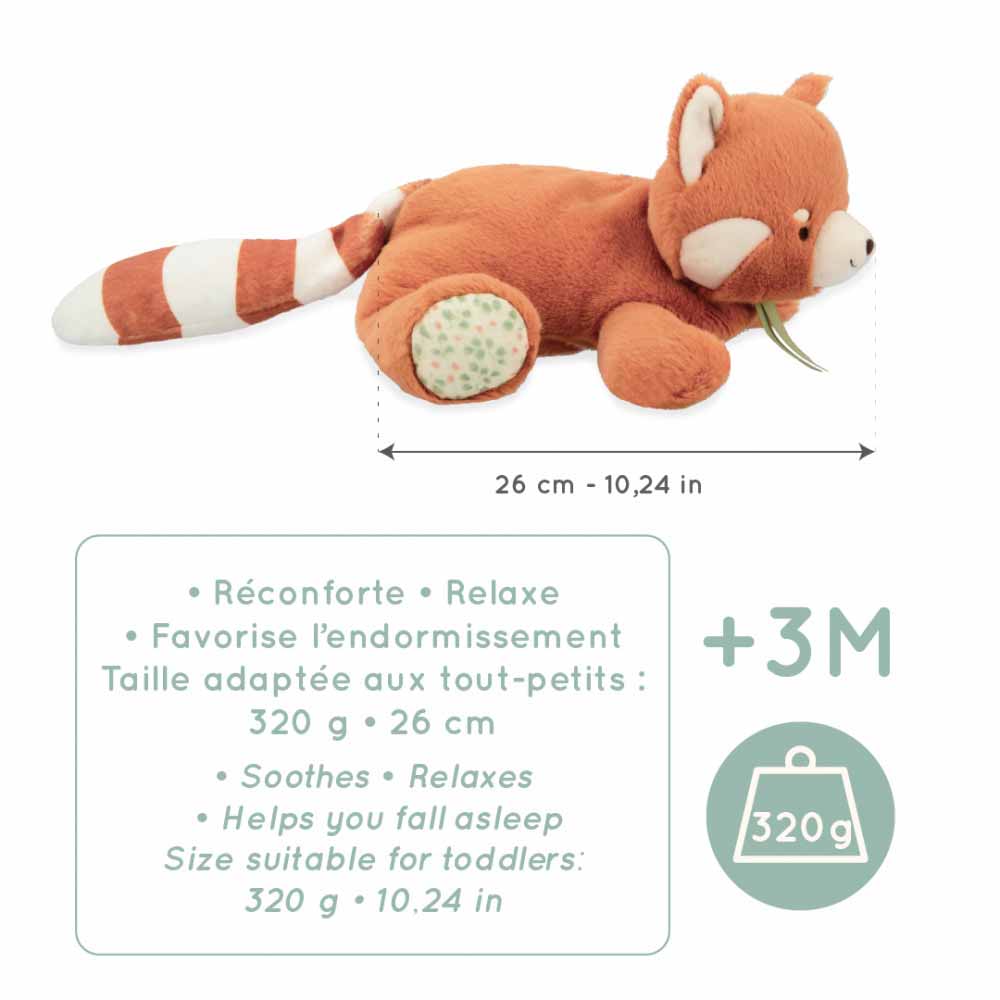 Kaloo Peluche Ponderato Panda Rosso Collezione Petit Songe 26 cm