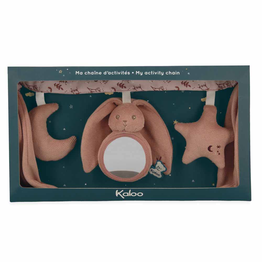 Kaloo Catena di Attività Lapinoo Terracotta per Passeggino e Culla