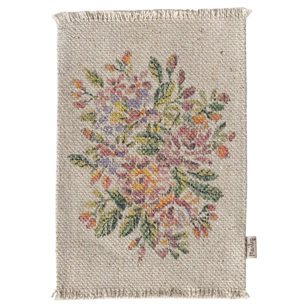 Maileg Tappetto, Fiori - Medio 16x10 Cm