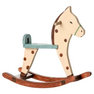 Maileg Cavallo a dondolo, Topo - Maculato