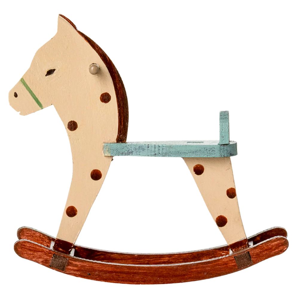 Maileg Cavallo a dondolo, Topo - Maculato