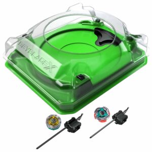 Hasbro Beyblade X, Set da Combattimento Arena Sneak Attack Con 2 Trottole e Lanciatori