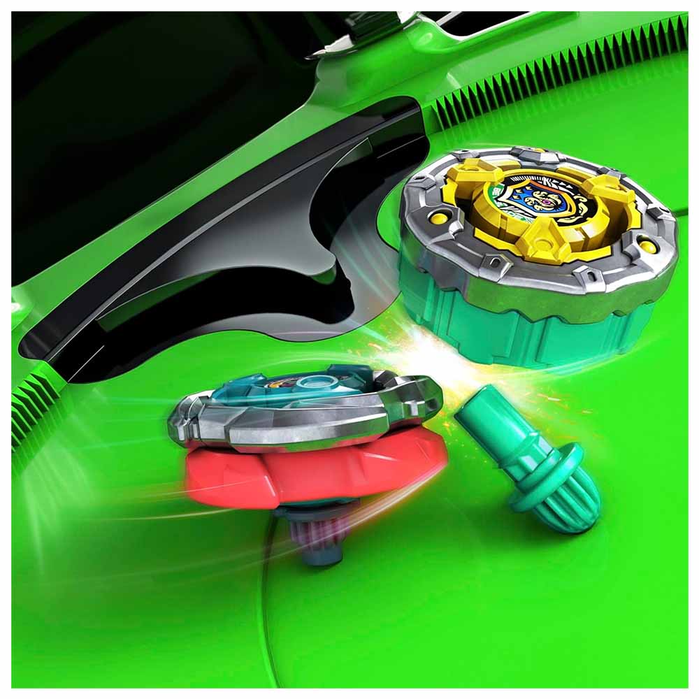 Hasbro Beyblade X, Set da Combattimento Arena Sneak Attack Con 2 Trottole e Lanciatori