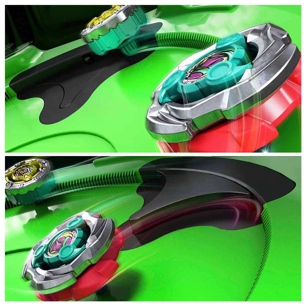 Hasbro Beyblade X, Set da Combattimento Arena Sneak Attack Con 2 Trottole e Lanciatori
