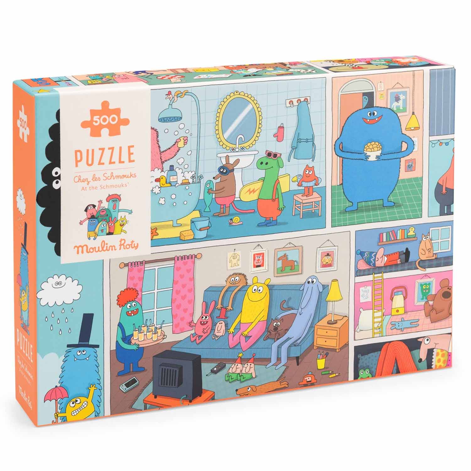 Moulin Roty, Puzzle (500 Pezzi) Les Schmouks
