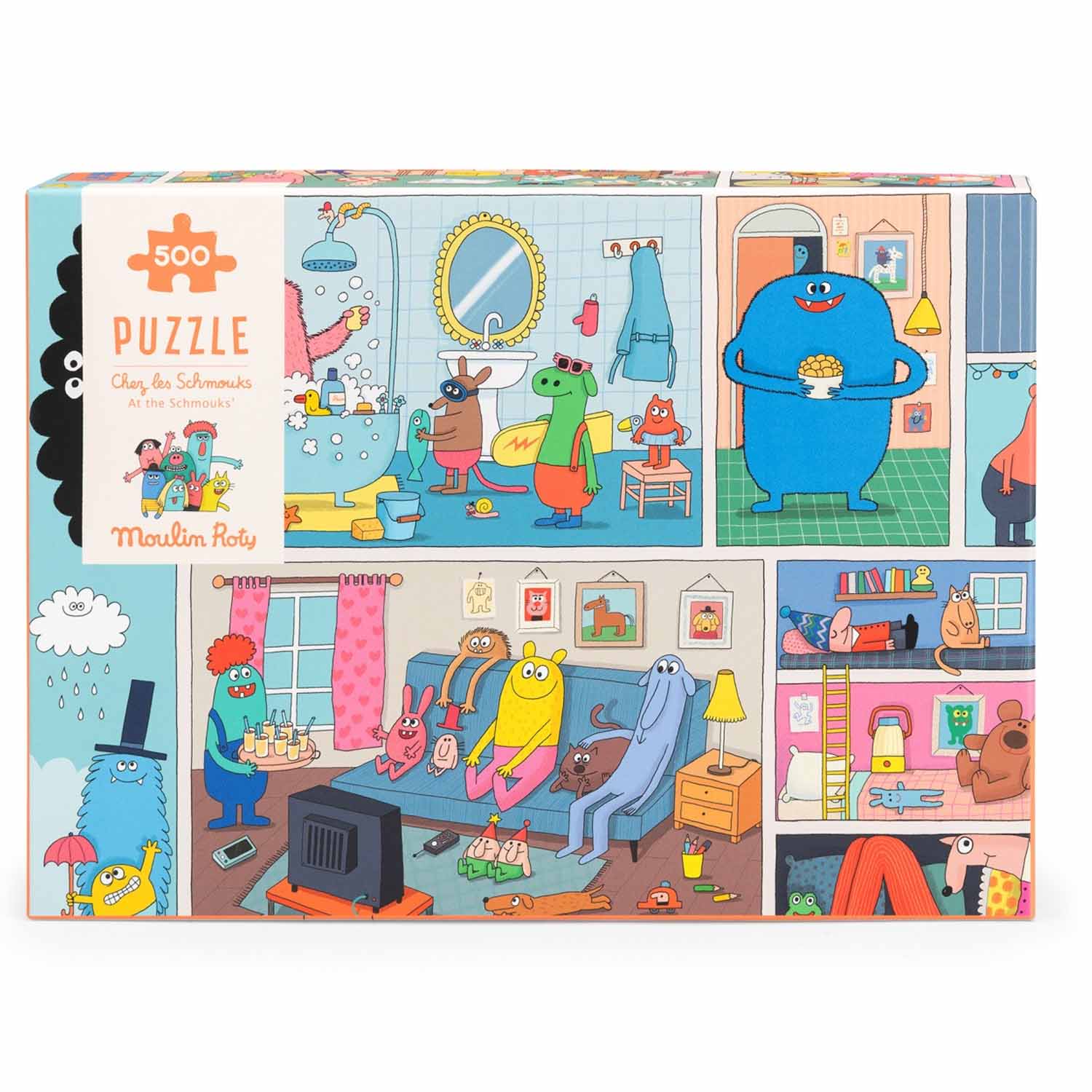 Moulin Roty, Puzzle (500 Pezzi) Les Schmouks