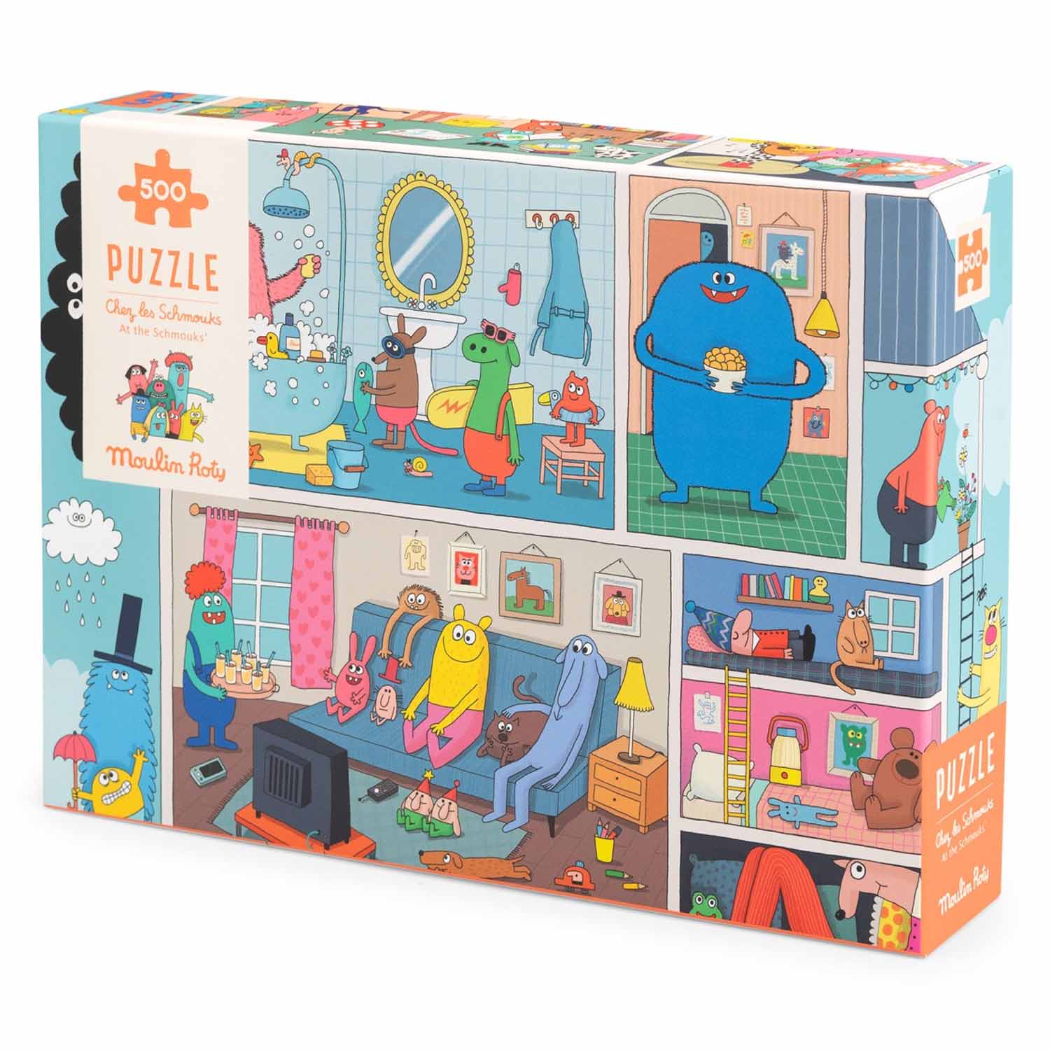 Moulin Roty, Puzzle (500 Pezzi) Les Schmouks