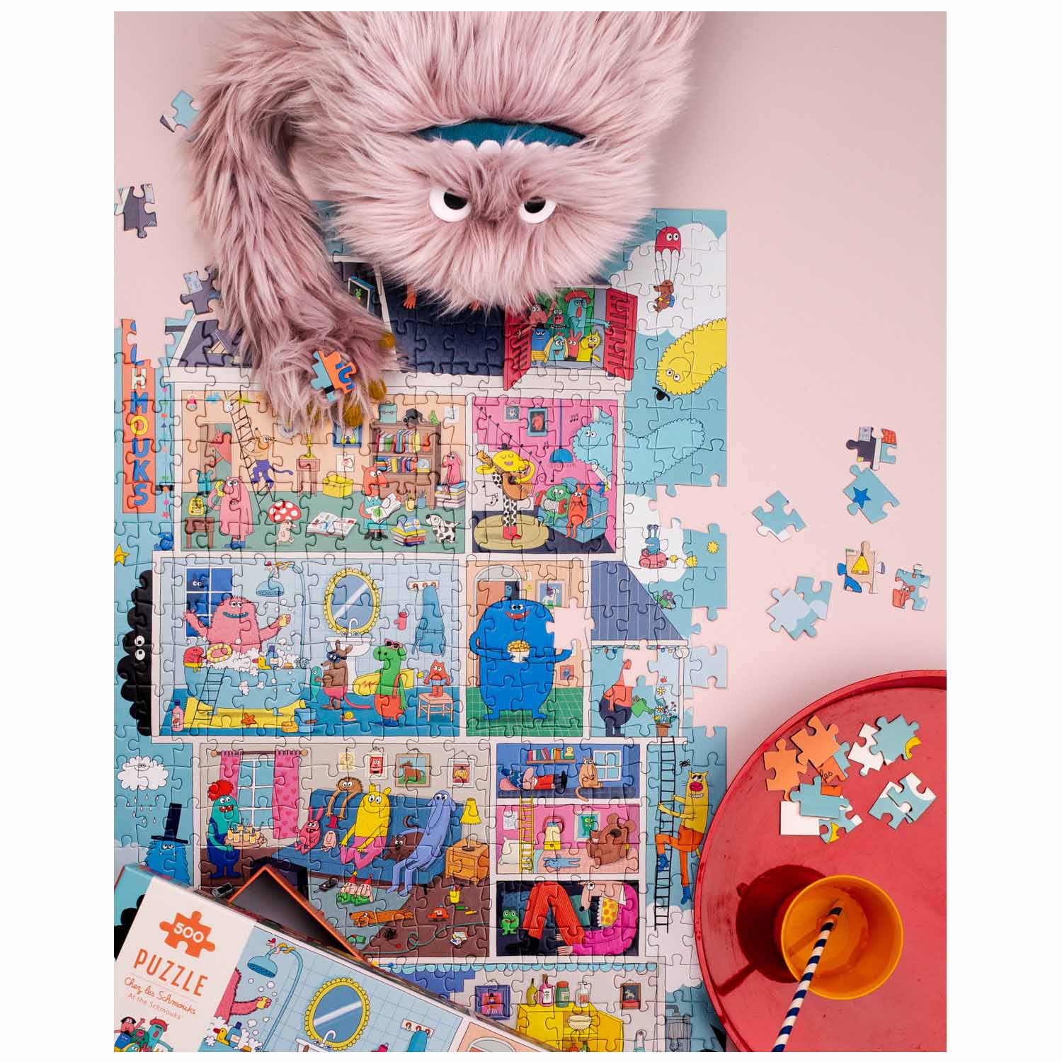 Moulin Roty, Puzzle (500 Pezzi) Les Schmouks