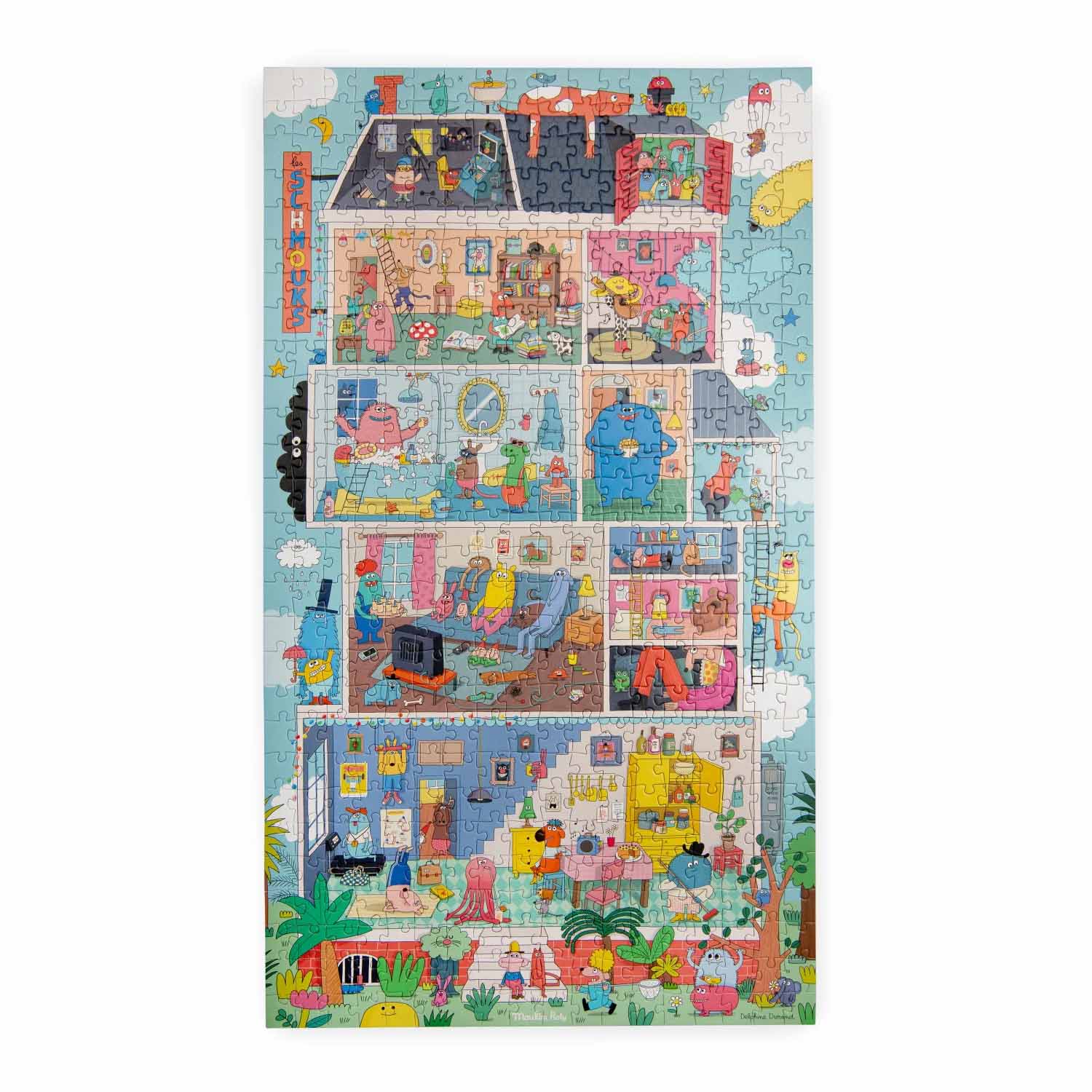 Moulin Roty, Puzzle (500 Pezzi) Les Schmouks