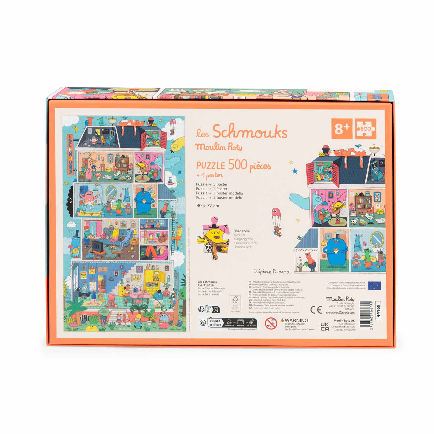 Moulin Roty, Puzzle (500 Pezzi) Les Schmouks