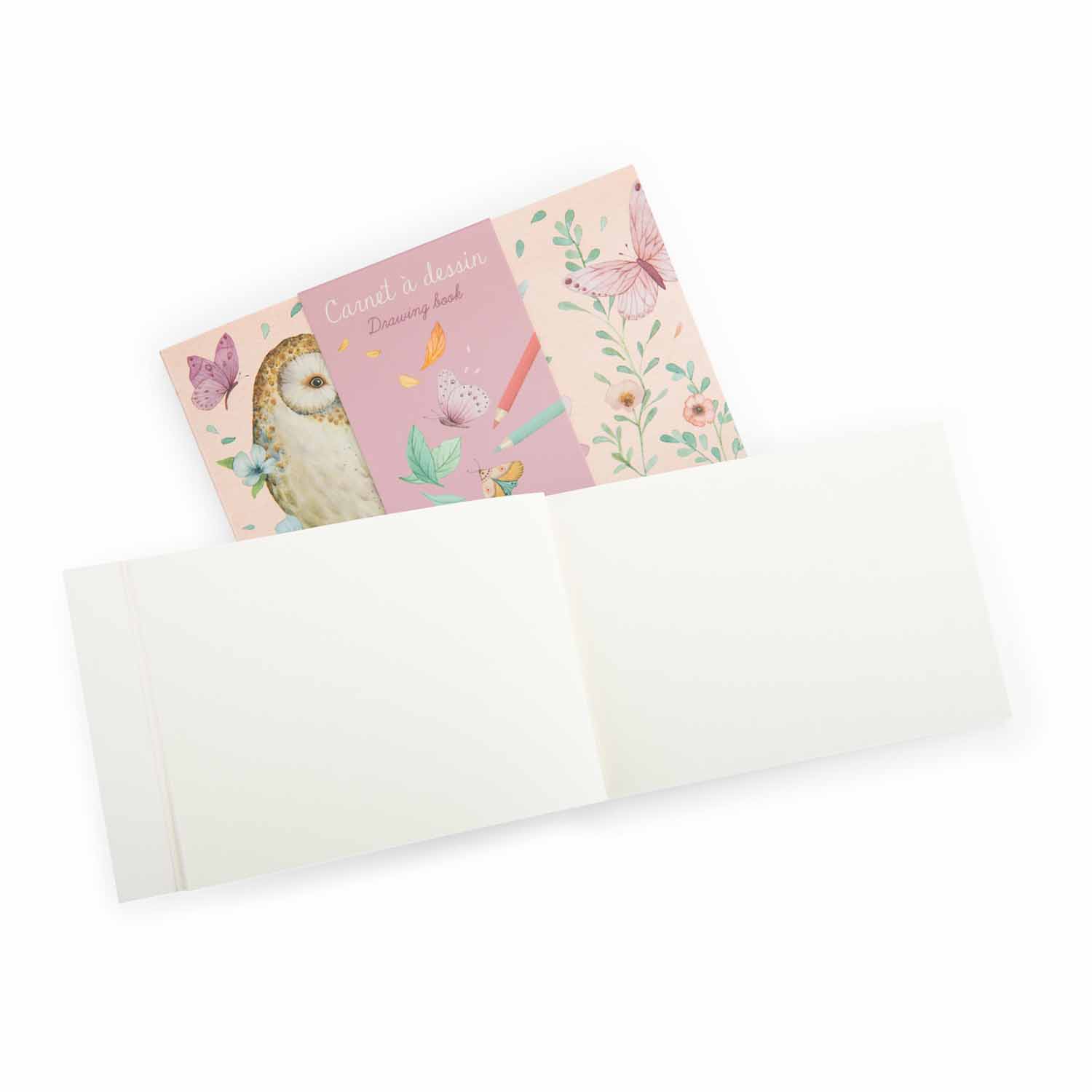 Moulin Roty, Album Quaderno Da Disegno 21x14,5 Cm Les Rosalies