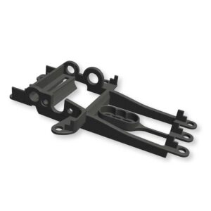 NSR Racing, Supporto Motore SW Medium Nero Offset 1.25mm Hypercar