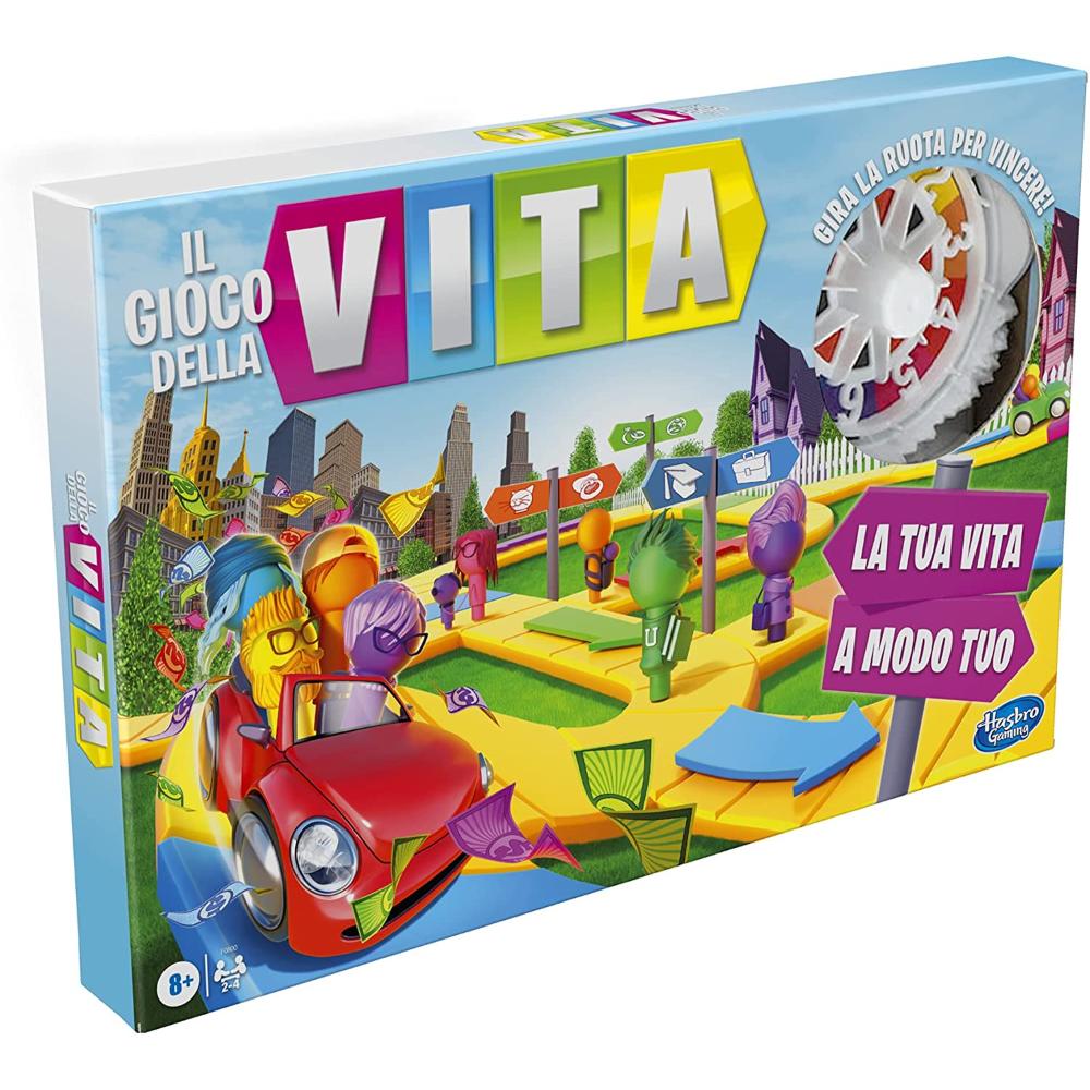 Hasbro Il Gioco Della Vita, Edizione per Famiglie con Adozione di Animali Domestici