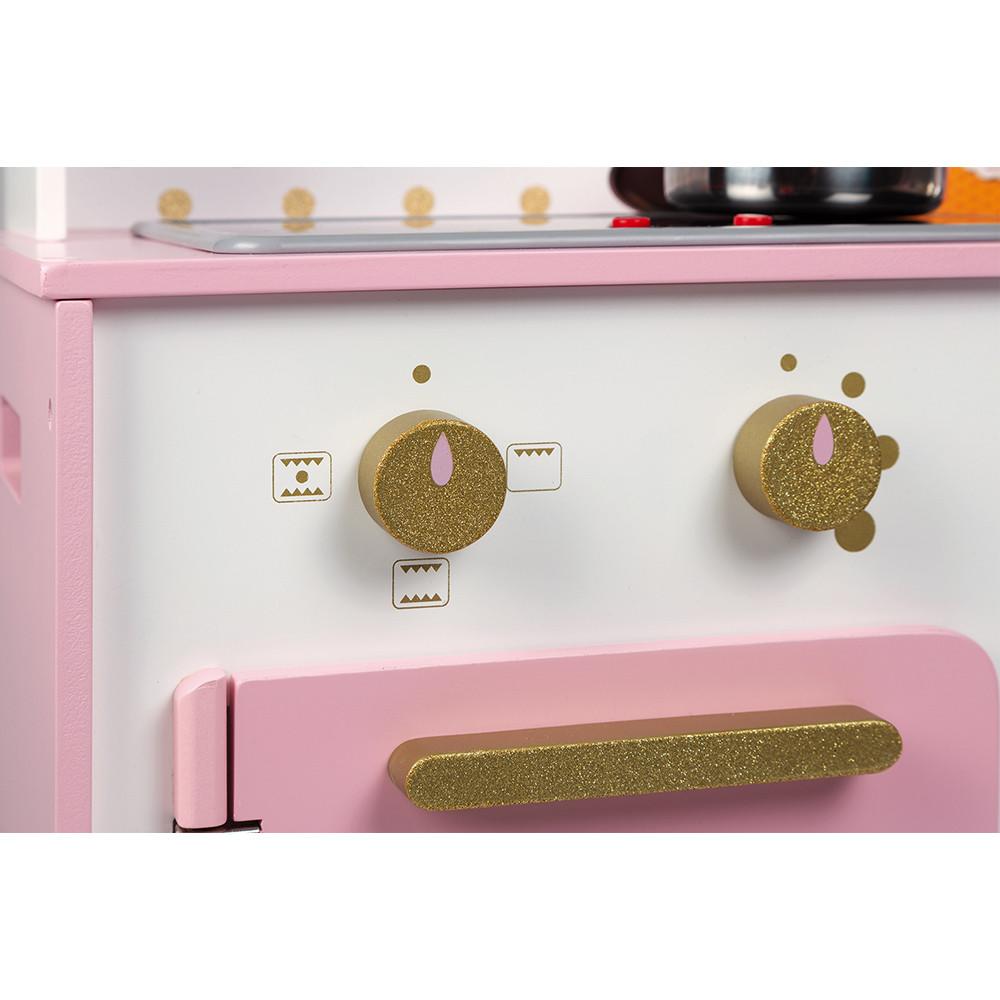 Janod Grande Cucina In Legno 55x30x87 cm, Candy Chic
