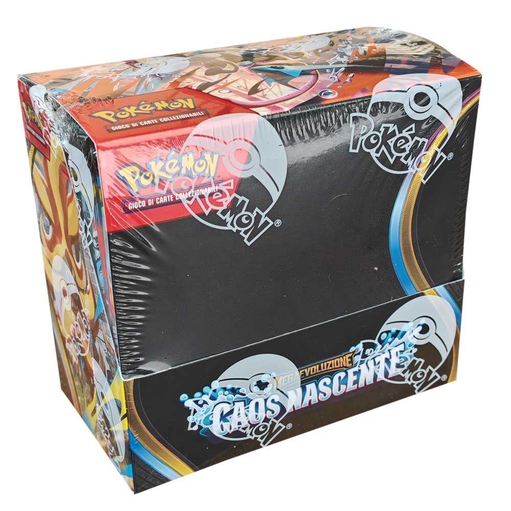 Pokemon M4 Megaevoluzione Box Sigillato 36 Bustine - Caos Nascente busta 10 carte (IT)