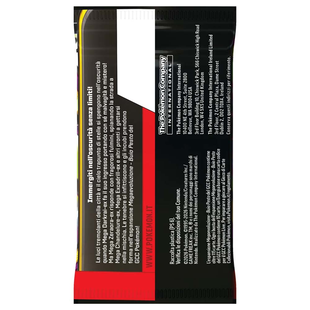 Pokemon M5 Megaevoluzione - Buio Pesto busta 10 carte (IT)