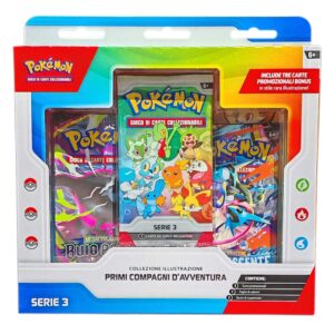 Pokemon Collezione Illustrazione Primi Compagni di Avventura Serie 3 (IT)