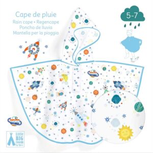 Djeco Mantellina Pioggia, Rocket Rain Cape - M